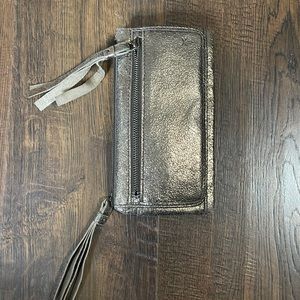 Frye metallic wallet